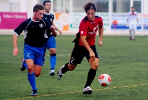 Diego Piquero, en un partido de Liga en Sant Francesc