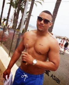 Kyle Bent en Platja d'en Bossa. Foto: italkfm.blogspot.com.es