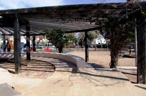 Una altra imatge del parc infantil que es troba en el nucli urbà de la Savina.