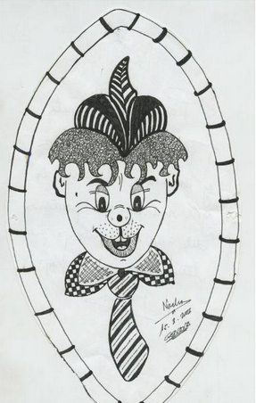 Un payaso que produce profunda desazón.