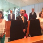Los consellers del Partido Popular ahora en la oposición.