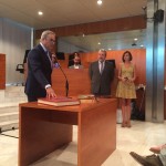 Vicent Torres promete su cargo como presidente del Consell de Ibiza.