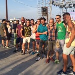 Un grupo de asistentes al Ibiza Gay Pride.
