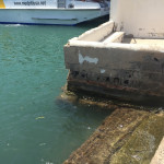 El estado actual de los muelles.