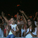 Los espectadores disfrutaron del concierto.