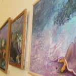 Detalle de algunas de las obras que forman parte de la exposición.