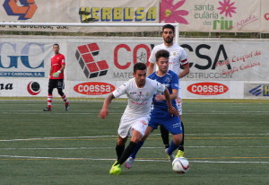 Imagen del encuentro entre Peña y San Rafael de la primera vuelta de la competición