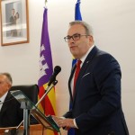 Vicent Torres, presidente del Consell de Eivissa, durante su intervención
