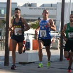 Javier López. Adrián Guirado y Óscar Santos, los tres primeros.