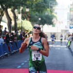 Indre Barkute fue la primera en categoría femenina,