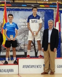 Marc Cardona, a la izquierda, durante una competición disputada en Guadalajara. 