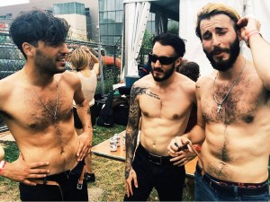 José Luna, Gabriel Montes y Samuel Río, los tres integrantes de Sexy Zebras.