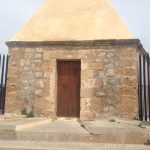 La casamata del baluarte de Sant Joan con las nuevas protecciones para evitar el acceso.
