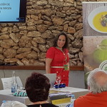 Mariola Gómez, jefa del Panel de Cata del Laboratorio Unaproliva de Jaén.