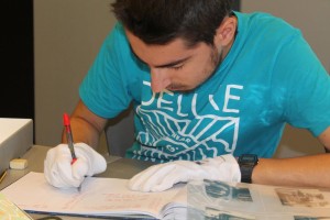 L'estudiant d'Història ha estat treballant en gairebé totes les seccions de l'Arxiu Històric.