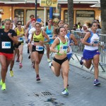 Salida de la prueba sénior femenina.