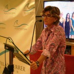 Marta Vilàs, presidenta de la Fundación Julián Vilàs Ferrer, durante su discurso.