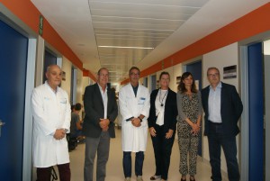 Patricia Gómez ha visitado esta mañana el hospital de Can Misses.