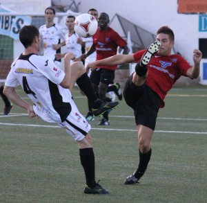 Imagen del Formentera-Peña Deportiva de la primera vuelta. Foto: Fútbol Pitiuso