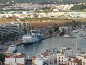 Imagen del puerto de Eivissa. 