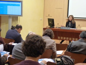 Aina Perelló, en la presentación del informe. Foto: Govern Balear