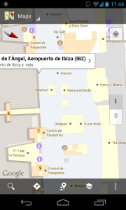 El aeropuerto de Eivissa muestra sus 'tripas' a los usuarios de Google Maps. 