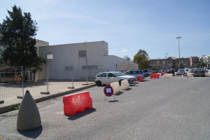 Imagen del aparcamiento en el que se desarrollan lkos trabajos