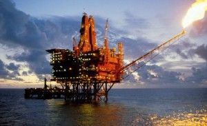 Plataforma petrolífera de Cairn Energy en el mar del Norte.