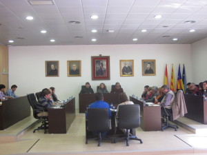 Imagen de archivo del pleno de febrero del Ayuntamiento de Sant Josep