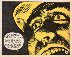 viñeta de El castillo de los Cárpatos