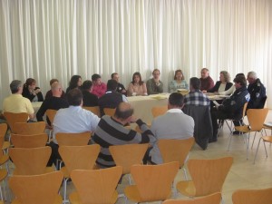 Imagen de la reunión del Consell Local de Seguridad. Foto: Ajuntament de Sant Josep.