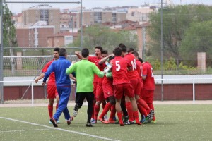 Los jugadores de Illes Balears celebran su victoria ante Murcia en la tanda de penaltis.