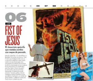 Imagen de 'Fist of Jesus' en la revista FHM.