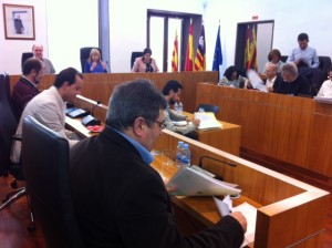 Imagen general del pleno municipal de Eivissa.