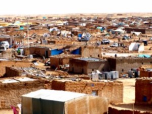 Campo de refugiados de Tondouf. Foto: Webislam.com.