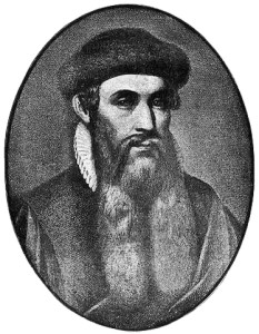 Johannes Gutenberg. Foto: Wikipedia.