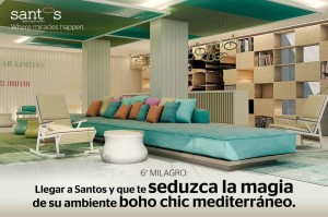 El Hotel Santos Ibiza define su estilo como 'boho chic mediterráneo'. Foto: Facebook oficial de Santos Ibiza Coast Suites