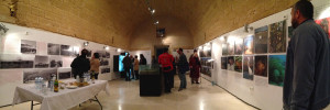 Imagen de la inauguración de una exposición en la sala de es Polvorí