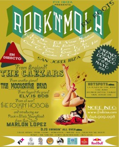 En la imagen, el cartel de este festival de rock'n'roll.