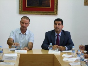 El president de Formentera, Jaume Ferrer, i el director general d'Interior, Sergi Torrandell, han presidit la reunió.