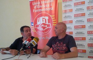 Diego Ruiz y Felipe Zarco, durante la comparecencia de prensa