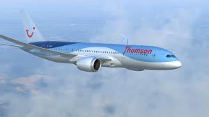 Un avión de Thomson. Foto: thomson.co.uk