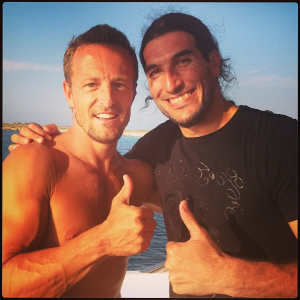 Bronceadísimos y sonrientes, así han posado los dos deportistas. Foto: Instagram