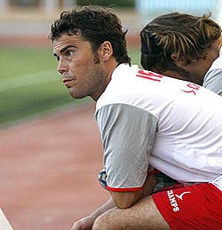 Joan Francesc Ferrer, Rubi, cuando era entrenador de la SD Eivissa en la temporada 2008-09.