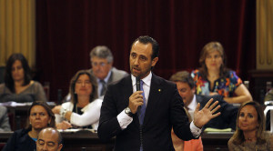 El president, José Ramón Bauzá, al Parlament. Foto: Ara Balears