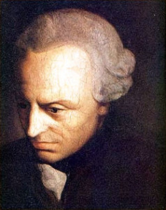 Immanuel Kant, titán del pensamiento ilustrado y responsable último del tiroreo. Imagen: Wikipedia.