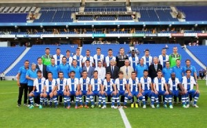 Plantilla del Espanyol B 2013/14 que milita en el grupo 3 de Segunda División B. Foto: RDC Espanyol