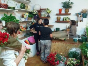 Las floristerías de Ibiza han vivido la víspera de Todos Santos como una de las jornadas fuertes del año