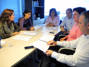 Un moment de la reunió