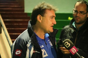 Mario Ormaechea, entrenador de la Peña Deportiva.